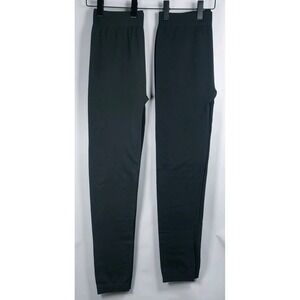 GMI Fleece Lined Leggings Lot Of 2 Womens 3XL Gray/Black